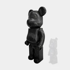Statues & Sculptures Floor Standing|Animals-Aero Bear 135cm Black Resin Indoor Sculpture