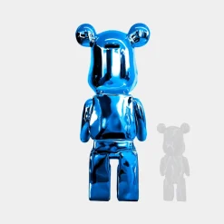 Statues & Sculptures Floor Standing|Animals-Aero Bear 135cm Blue Resin Indoor Sculpture