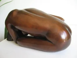 Statues & Sculptures Figurative|Table Top-Alessandra Figurine Bronze Indoor Sculpture