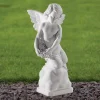 Statues & Sculptures Angel-Angel 38cm Marble Resin Garden Statue