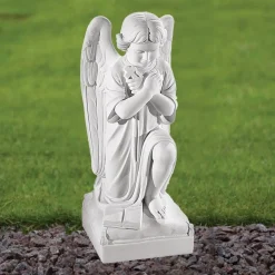 Statues & Sculptures Angel-Angel 54cm Marble Resin Garden Statue