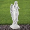 Statues & Sculptures Angel-Angel 62cm Marble Resin Garden Statue