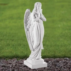 Statues & Sculptures Angel-Angel 62cm Marble Resin Garden Statue