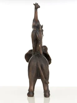 Statues & Sculptures Table Top|Contemporary-Animal Ascent 46cm Bronze Resin Indoor Statue