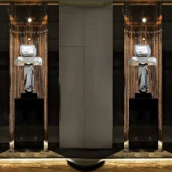 Statues & Sculptures Table Top|Abstract-Astrolith 73cm Silver Metal Indoor Sculpture v2