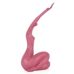 Statues & Sculptures Figurative|Table Top-Awakened Grace 32cm Pink Resin Indoor Sculpture
