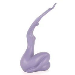 Statues & Sculptures Figurative|Table Top-Awakened Grace 32cm Violet Resin Indoor Sculpture