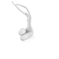 Statues & Sculptures Figurative|Table Top-Awakened Grace 54cm White Resin Indoor Sculpture