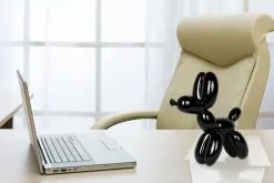 Statues & Sculptures Table Top|Balloon Dogs-Balloon Dog 27cm Black Resin Indoor Sculpture