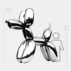Statues & Sculptures Giant|Floor Standing-Balloon Dog 240cm Chrome Fibreglass Indoor Sculpture