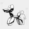 Statues & Sculptures Giant|Floor Standing-Balloon Dog 200cm Chrome Fibreglass Indoor Sculpture