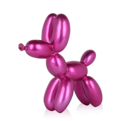 Statues & Sculptures Table Top|Balloon Dogs-Balloon Dog 27cm Fuchsia Resin Indoor Sculpture