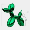Statues & Sculptures Giant|Floor Standing-Balloon Dog 240cm Green Metal Garden Sculpture