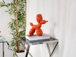 Statues & Sculptures Table Top|Balloon Dogs-Balloon Dog 27cm Orange Resin Indoor Sculpture