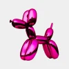 Statues & Sculptures Floor Standing|Balloon Dogs-Balloon Dog 80cm Pink Fibreglass Indoor Sculpture