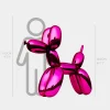 Statues & Sculptures Floor Standing|Balloon Dogs-Balloon Dog 130cm Pink Metal Garden Sculpture