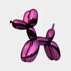 Statues & Sculptures Floor Standing|Balloon Dogs-Balloon Dog 80cm Purple Metal Garden Sculpture
