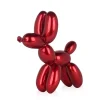 Statues & Sculptures Table Top|Balloon Dogs-Balloon Dog 27cm Red Resin Indoor Sculpture