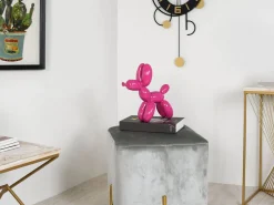 Statues & Sculptures Table Top|Balloon Dogs-Balloon Dog 27cm Rosa Pink Resin Indoor Sculpture