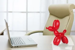Statues & Sculptures Table Top|Balloon Dogs-Balloon Dog 27cm Rosso Red Resin Indoor Sculpture