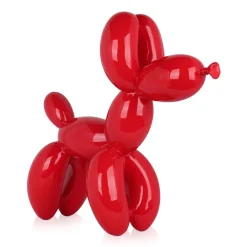 Statues & Sculptures Floor Standing|Balloon Dogs-Balloon Dog 62cm Rosso Red Resin Indoor Sculpture