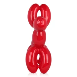 Statues & Sculptures Floor Standing|Balloon Dogs-Balloon Dog 62cm Rosso Red Resin Indoor Sculpture
