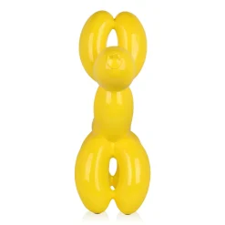 Statues & Sculptures Floor Standing|Balloon Dogs-Balloon Dog 62cm Yellow Resin Indoor Sculpture