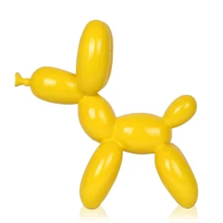Statues & Sculptures Table Top|Balloon Dogs-Balloon Dog 27cm Yellow Resin Indoor Sculpture
