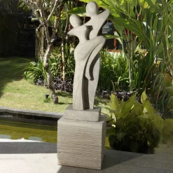 Statues & Sculptures Contemporary-Ballroom Grace Contemporary Stone Garden Sculpture