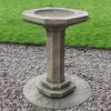 Statues & Sculptures Bird Baths-Balmoral Stone Garden Bird Bath