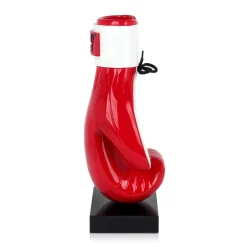 Statues & Sculptures Table Top|Contemporary-Boxing Hero 37cm Red Resin Indoor Sculpture