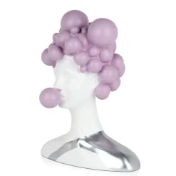 Statues & Sculptures Figurative|Table Top-Bubble Bliss 47cm Lilac Resin Indoor Sculpture