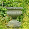 Statues & Sculptures Large|Round-Burghley Urn Stone Garden Planter