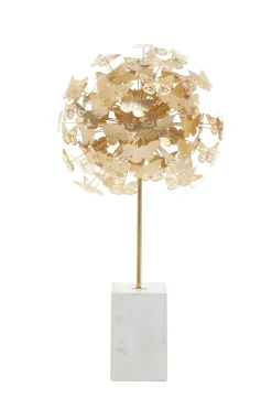 Statues & Sculptures Table Top|Abstract-Butterfly Mirage 64cm Gold Metal Indoor Sculpture