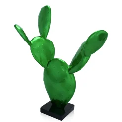 Statues & Sculptures Table Top|Contemporary-Cactus Bloom 61cm Green Resin Indoor Sculpture