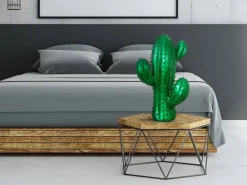 Statues & Sculptures Table Top|Floor Standing-Cactus Essence 54cm Green Resin Indoor Sculpture