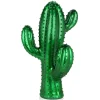 Statues & Sculptures Floor Standing|Contemporary-Cactus Essence 68cm Green Resin Indoor Sculpture