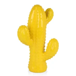 Statues & Sculptures Table Top|Floor Standing-Cactus Essence 54cm Yellow Resin Indoor Sculpture