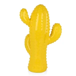 Statues & Sculptures Table Top|Floor Standing-Cactus Essence 54cm Yellow Resin Indoor Sculpture