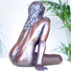 Statues & Sculptures Figurative|Table Top-Caterina II Figurine Bronze Indoor Sculpture