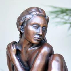 Statues & Sculptures Figurative|Table Top-Caterina II Figurine Bronze Indoor Sculpture