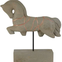 Statues & Sculptures Table Top|Animals-Celestial Horse 40cm Wood Indoor Sculpture