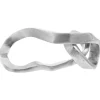 Statues & Sculptures Table Top|Abstract-Celestial Loop 24cm Silver Metal Indoor Sculpture