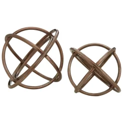 Statues & Sculptures Table Top|Abstract-Celestium Orbs 40cm Metal Indoor Sculptures