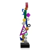 Statues & Sculptures Table Top|Abstract-Chaos Ascension 66cm Abstract Metal Indoor Sculpture