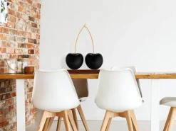 Statues & Sculptures Table Top|Contemporary-Cherry Fusion 55cm Black Resin Indoor Sculpture