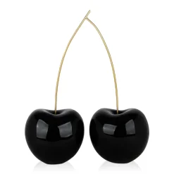 Statues & Sculptures Table Top|Contemporary-Cherry Fusion 55cm Black Resin Indoor Sculpture