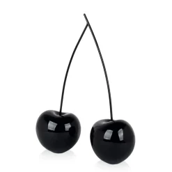 Statues & Sculptures Table Top|Contemporary-Cherry Fusion 43cm Black Resin Indoor Sculpture