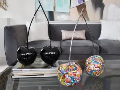 Statues & Sculptures Table Top|Contemporary-Cherry Fusion 43cm Black Resin Indoor Sculpture
