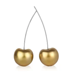 Statues & Sculptures Table Top|Contemporary-Cherry Fusion 43cm Gold Resin Indoor Sculpture